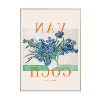 Tablou 50x70 cm Irises - Styler imagine