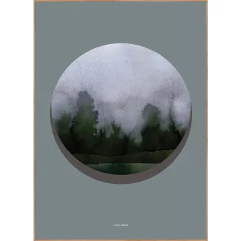 Tablou 50x70 cm Water Circle - Malerifabrikken imagine