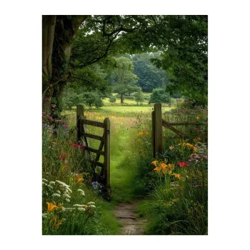 Tablou 60x80 cm Garden Gate - Styler imagine