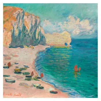 Tablou 80x80 cm The Beach - Styler imagine