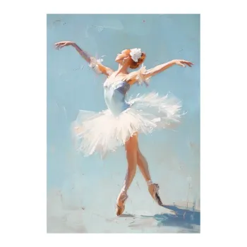 Tablou cu detalii pictate manual 70x100 cm Grace - Styler imagine