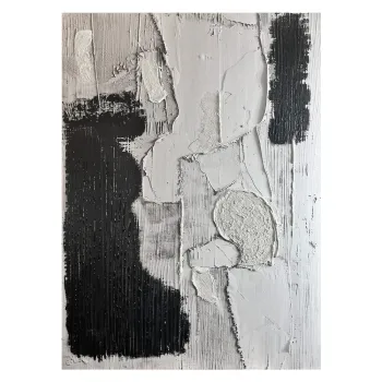 Tablou cu detalii pictate manual 70x100 cm Touch - Styler imagine