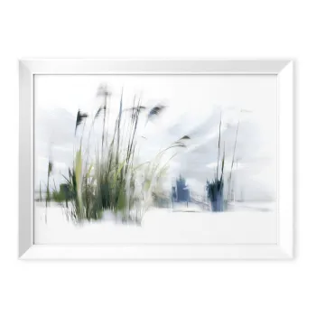 Tablou cu rama imprimat 56x75 cm Blue Grasses - Styler imagine
