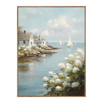 Tablou cu rama imprimat 60x80 cm Quiet Bay - Styler imagine