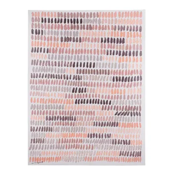 Tablou cu rama/pe panza cu elemente pictate manual 90x120 cm Naska - Bizzotto imagine
