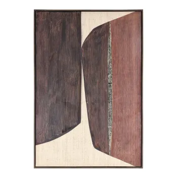 Tablou cu rama/pe panza imprimat/cu elemente pictate manual 83x123 cm Gallery - Bizzotto imagine
