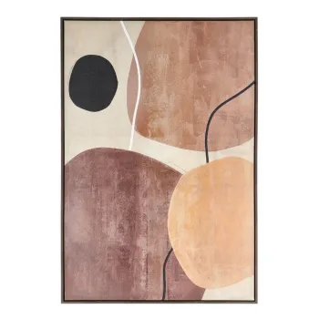 Tablou cu rama/pe panza imprimat/cu elemente pictate manual 83x123 cm Gallery - Bizzotto imagine
