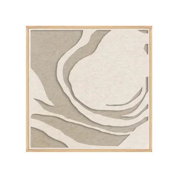Tablou cu ramAf/acustic 3D 62x62 cm Silent Whisper 1 aEURMalerifabrikken imagine