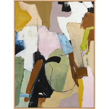 Tablou cu ramAf/pe pAcnzAimprimat/cu elemente pictate manual 93x117 cm Out Of Ordinary aEURMalerifabrikken imagine