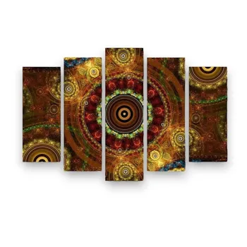 Tablou din mai multe piese Boho, 105 x 70 cm imagine