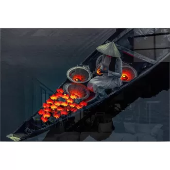 Tablou din sticla 100x70 cm China - Wallity imagine