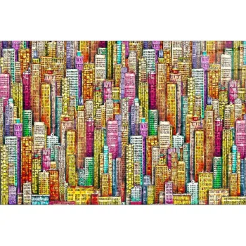 Tablou din sticla 100x70 cm City - Wallity imagine