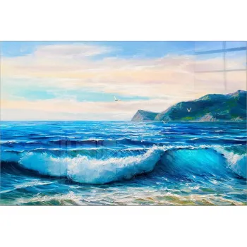 Tablou din sticla 100x70 cm Horizon - Wallity imagine