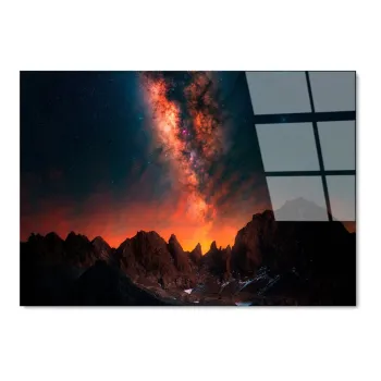 Tablou din sticla 100x70 cm Night Sky - Wallity imagine