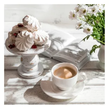 Tablou din sticla 30x30 cm Meringue - Styler imagine