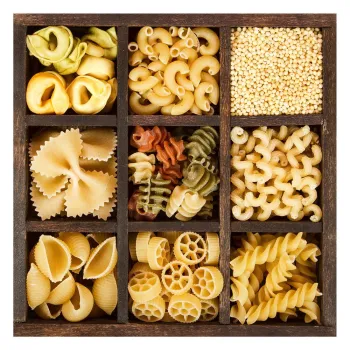 Tablou din sticla 30x30 cm Pasta Box - Styler imagine