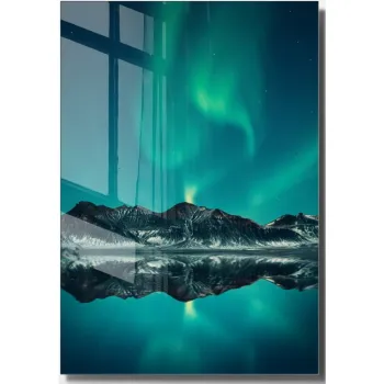 Tablou din sticla 50x70 cm Aurora - Wallity imagine
