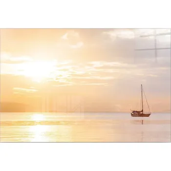 Tablou din sticla 70x50 cm Sea - Wallity imagine