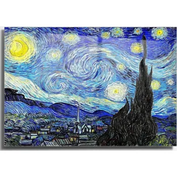 Tablou din sticla 70x50 cm Vincent van Gogh - Wallity imagine