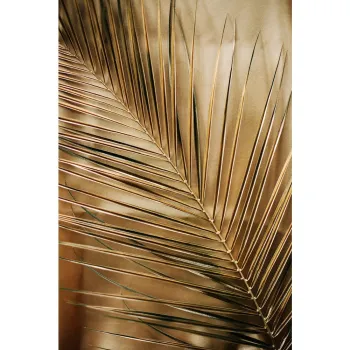 Tablou din sticla imprimat 80x120 cm Gold Palm - Styler imagine