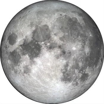 Tablou o 70 cm The Moon - Malerifabrikken imagine