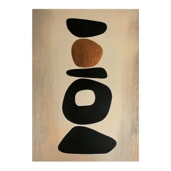Tablou pe panza imprimat 70x100 cm Stones - Styler imagine