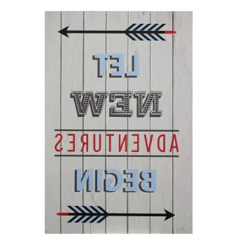 Tablou pentru copii 30x45 cm Let New Adventures Begin - Premier Housewares imagine
