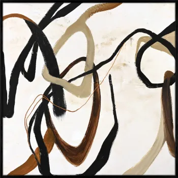 Tablou pictat manual 100x100 cm Once Again - Malerifabrikken imagine