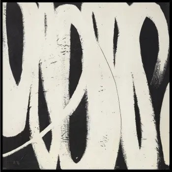 Tablou pictat manual 100x100 cm Spinning Around - Malerifabrikken imagine