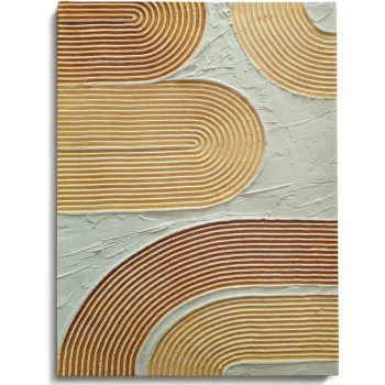 Tablou pictat manual 50x70 cm 3D Canvas - Wallity imagine