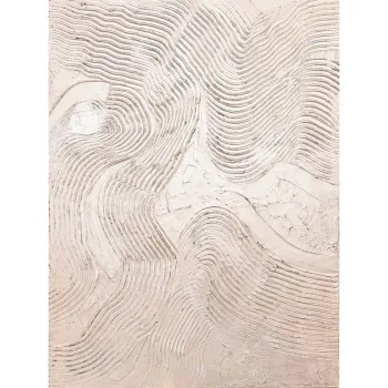 Tablou pictat manual 88x118 cm Metallic Rose - Malerifabrikken imagine