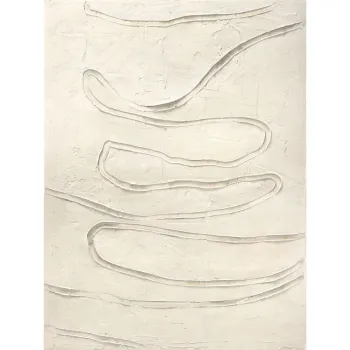 Tablou pictat manual 88x118 cm Track The Line - Malerifabrikken imagine