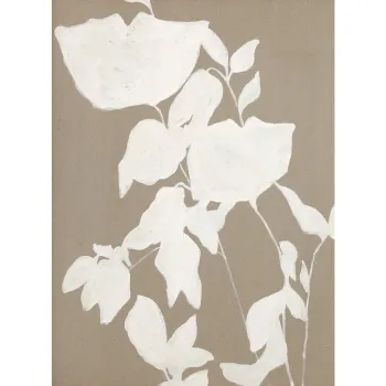 Tablou pictat manual 90x120 cm Fortuna White - Malerifabrikken imagine