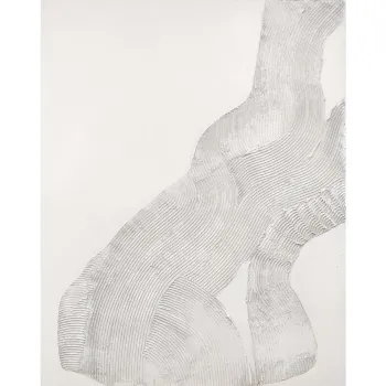 Tablou pictat manual 90x120 cm White Sculpture - Malerifabrikken imagine