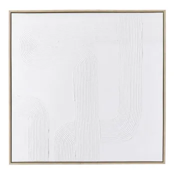 Tablou pictat manual cu rama/pe panza 83x83 cm Texture - Bizzotto imagine