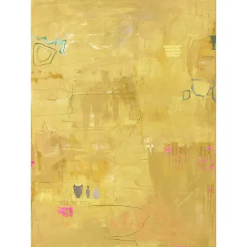 Tablou pictat manual pe pAcnzA88x118 cm Yellow Petite aEURMalerifabrikken imagine