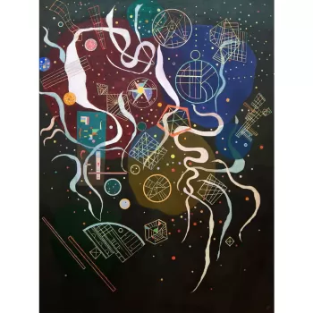 Tablou - reproducere 30x40 cm Mouvement I, Wassily Kandinsky - Fedkolor imagine