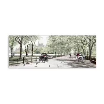 Tablou Styler Canvas Watercolor Central Park II, 60 x 150 cm imagine