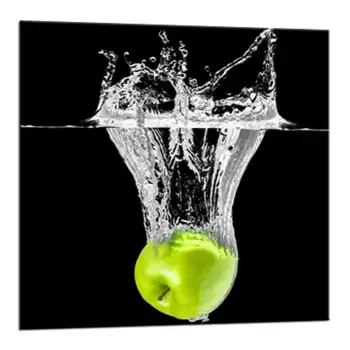 Tablou Styler Glasspik Green Fruits, 20 x 20 cm imagine