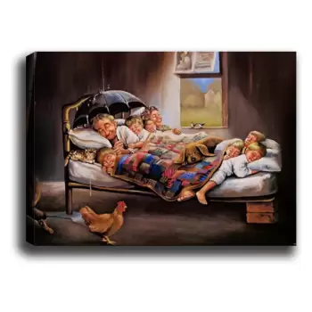 Tablou Tablo Center Happy Family, 70 x 50 cm imagine