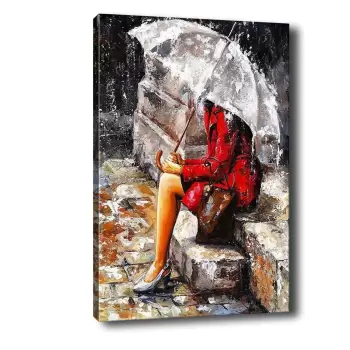 Tablou Tablo Center Waiting in the Rain, 40 x 60 cm imagine