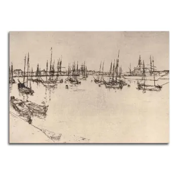 Tablou tip replica 100x70 cm James Abbott McNeill Whistler - Wallity imagine