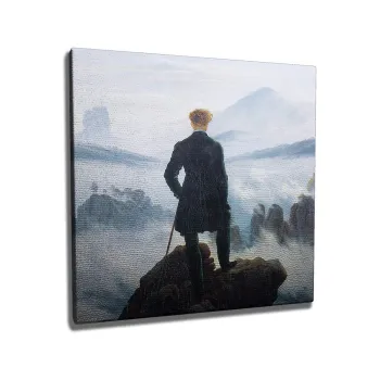 Tablou tip replica 45x45 cm Caspar David Friedrich - Wallity imagine