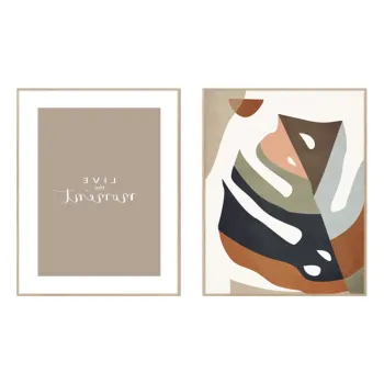 Tablouri 2 buc. 30x40 cm Live the Moment - knor imagine