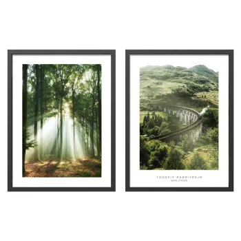 Tablouri 2 buc. 30x40 cm Woods - Styler imagine