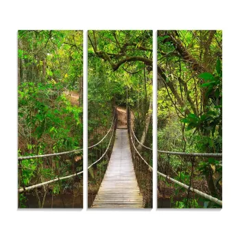 Tablouri 3 buc. 20x50 cm Forest - Wallity imagine