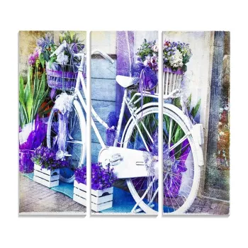 Tablouri 3 buc. 20x50 cm Lavender - Wallity imagine