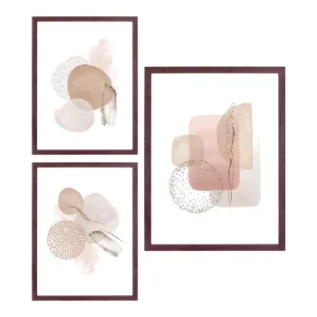 Tablouri 3 buc. Aspen - House Nordic imagine