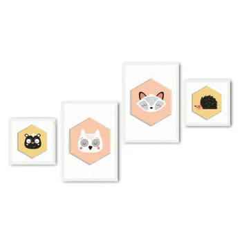 Tablouri 4 buc. Alpyros-Wallity imagine