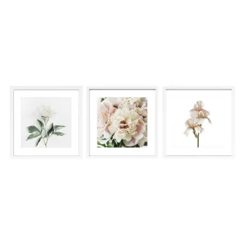 Tablouri cu rama 3 buc. imprimate 30x30 cm Posy - Styler imagine